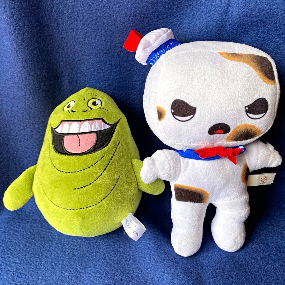 Ghostbusters Slimer & Stay Puft Plush Set ~6" Halloween 2024